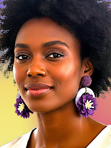Perla Garden Hoop Earrings -