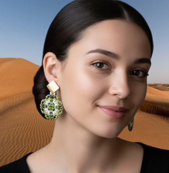 Georgina Minty Mosaic Drop Earrings