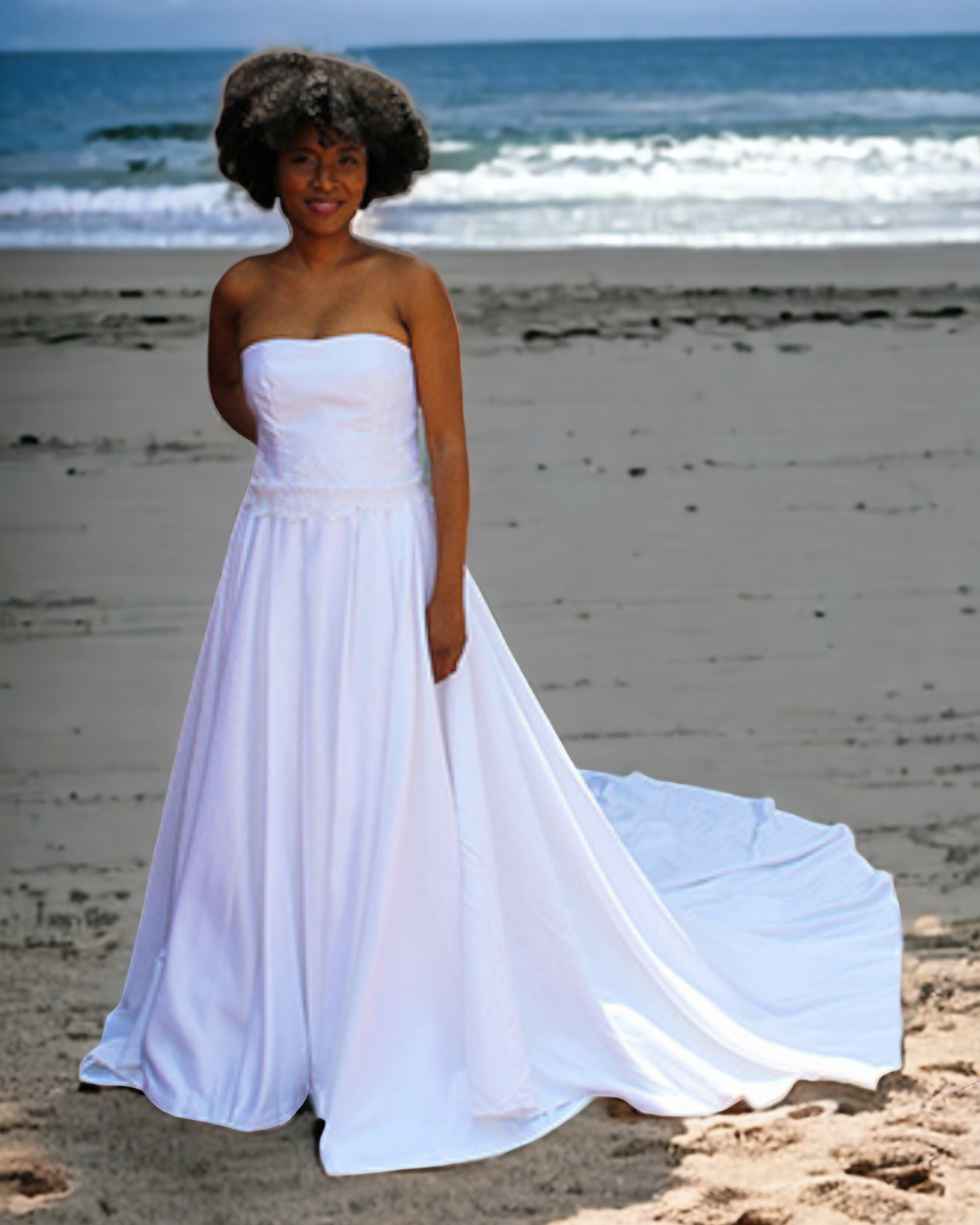 The Summer Strapless Bridal Gown