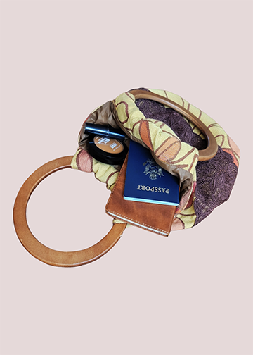 The Daniela Mixed Textured Hand Bag