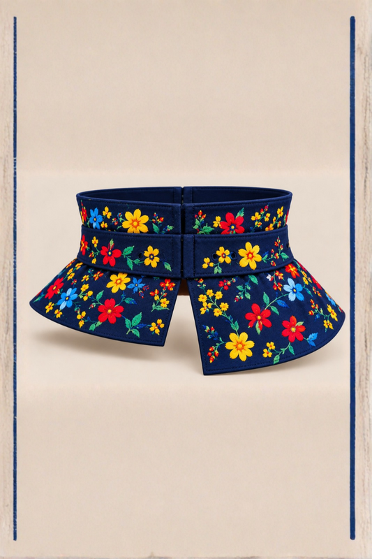Ayiti | Floral Embroidered Sculptural Belt