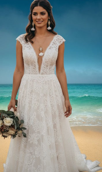 Bella Pearl Bloom Set Earrings/Necklace