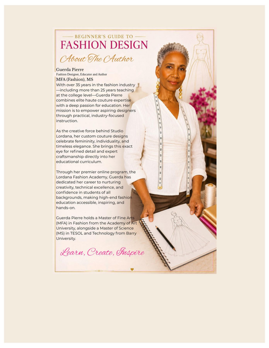 Beginner's Guide to Fashion Design Digital Book