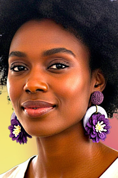 Perla Garden Hoop Earrings