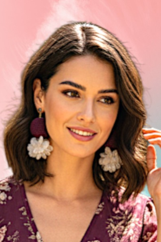 Agatha  Cherry Blossom Pop Earrings