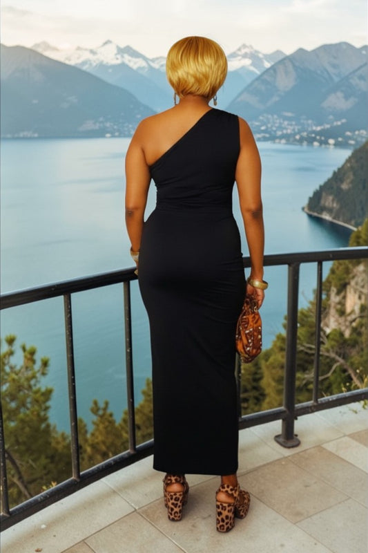 OLinda One Shoulder Dress