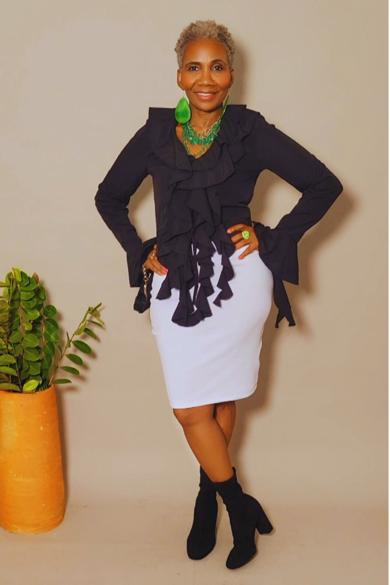 Dolida Elegant Ruffles Blouse