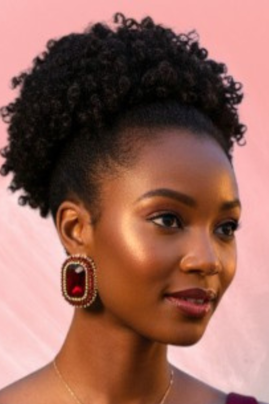 Magda Ruby Royal Studs Earrings