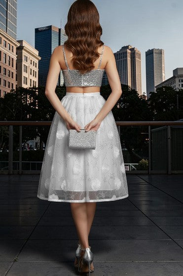 Ciana-3D Floral Bridal Full Skirt