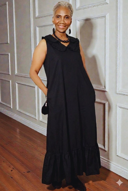 Magdalena  Sleeveless Midi Dress