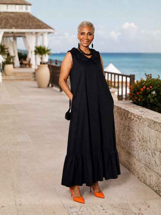 Magdalena  Sleeveless Midi Dress