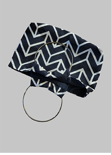 The Barbara Small chevron Bag