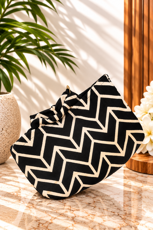 Simone | Chevron Mini Tote Bag