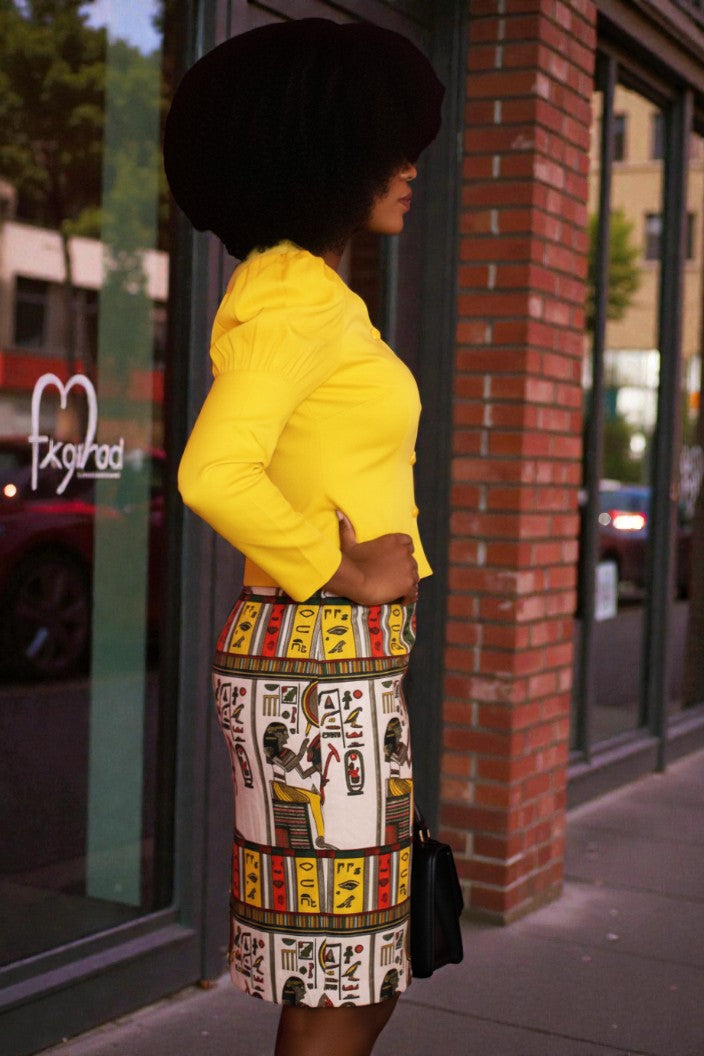 Jamalia Crop Yellow Jacket