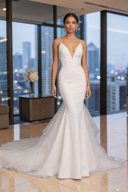 mermaid bridal gown