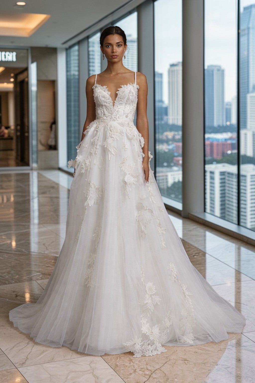 Carmel Whispering Petals Bridal Gown