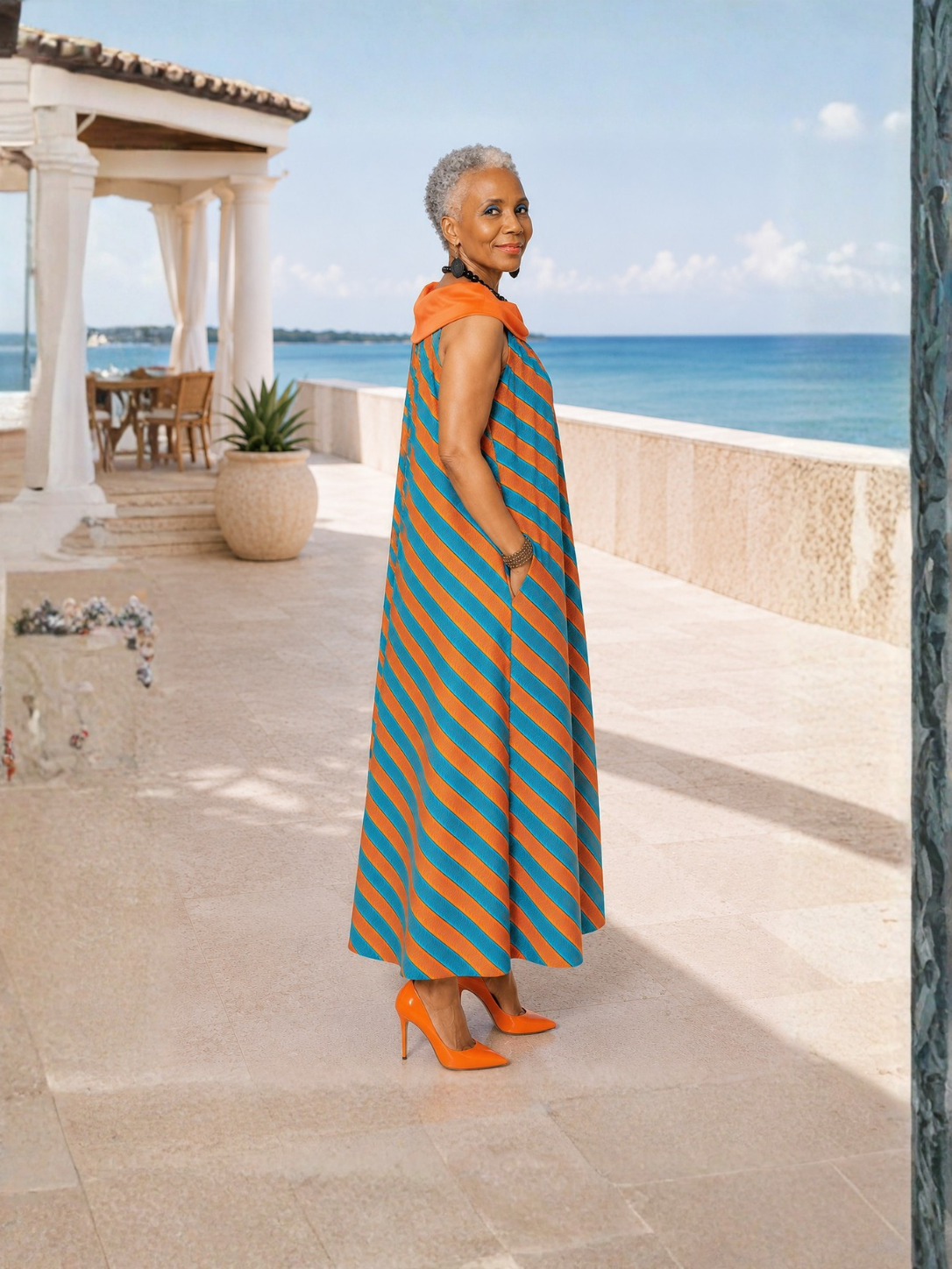 Bella Off Shoulder Midi Dress