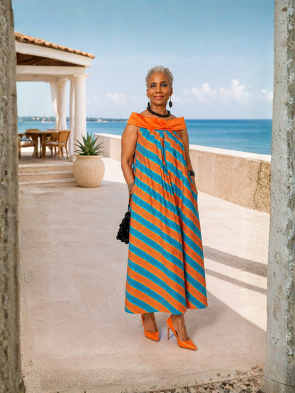 Bella Off Shoulder Midi Dress