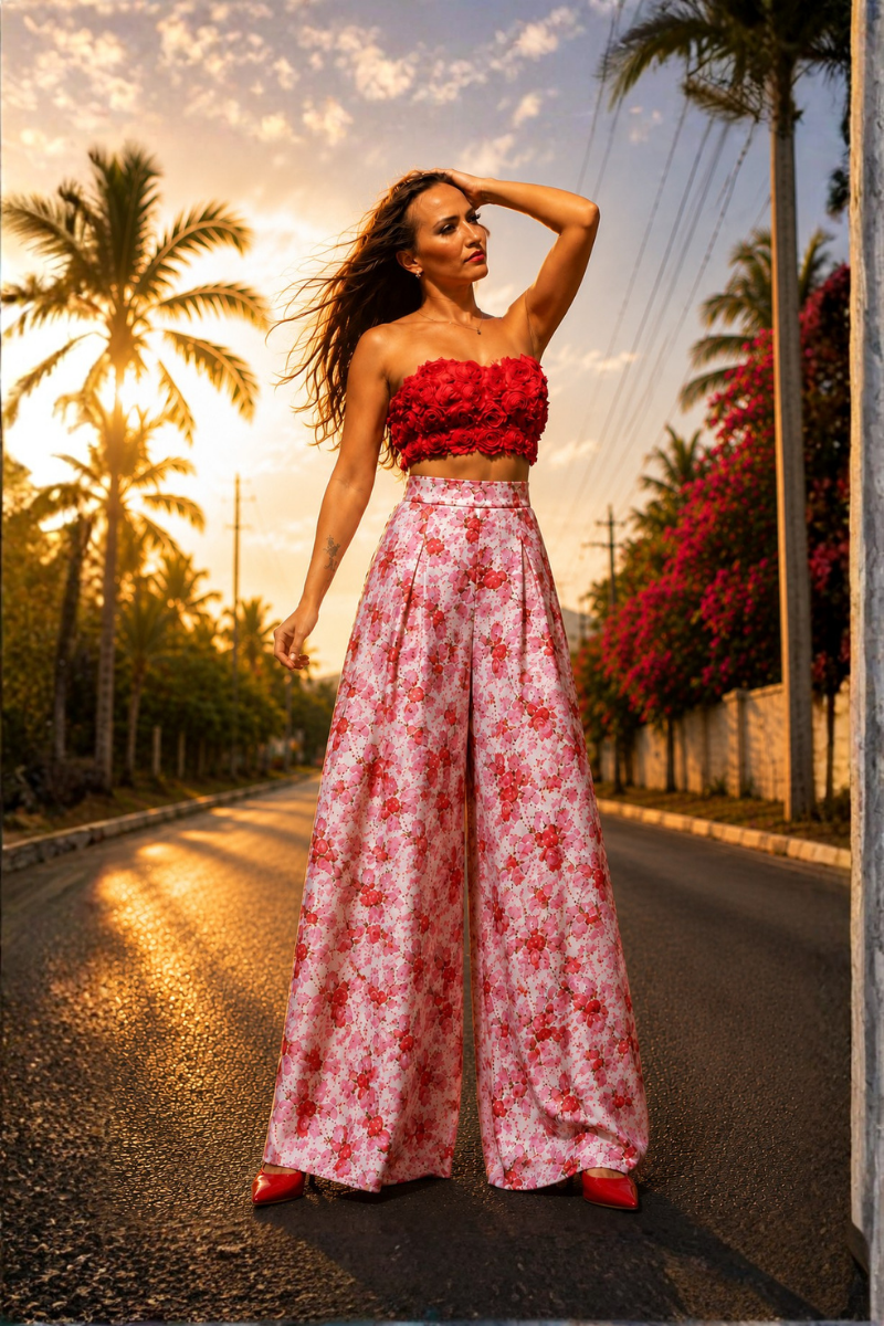 Islana Floral Palazzo Pants