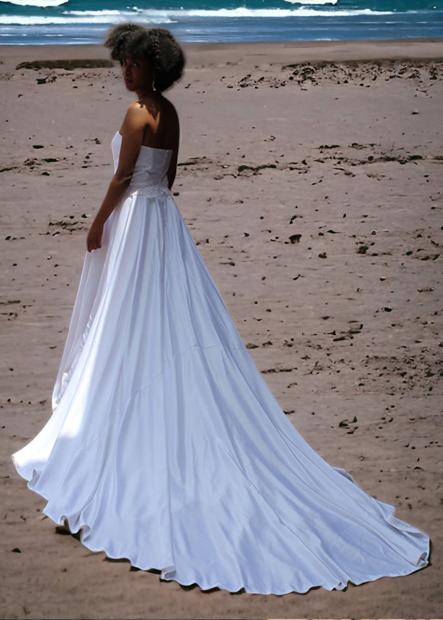 The Summer Strapless Bridal Gown
