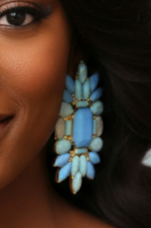 Chilita Ice Bloom Studs Earrings