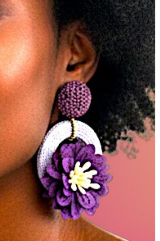 Perla Garden Hoop Earrings