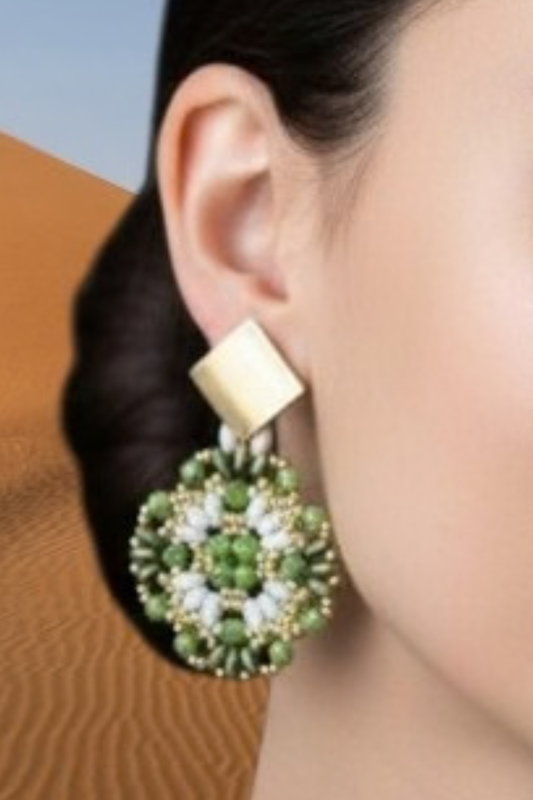 Georgina Minty Mosaic Drop Earrings