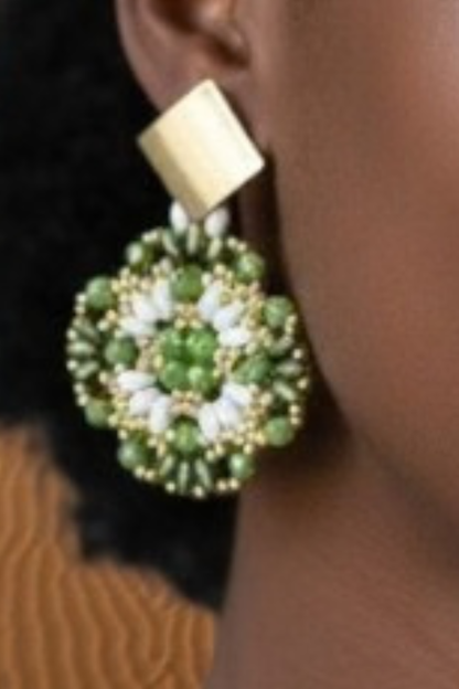 Georgina Minty Mosaic Drop Earrings