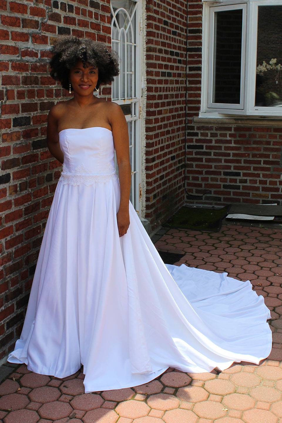 The Summer Strapless Bridal Gown
