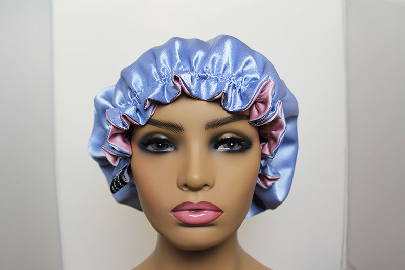 The Lydya  Reversible Satin colored Bonnets