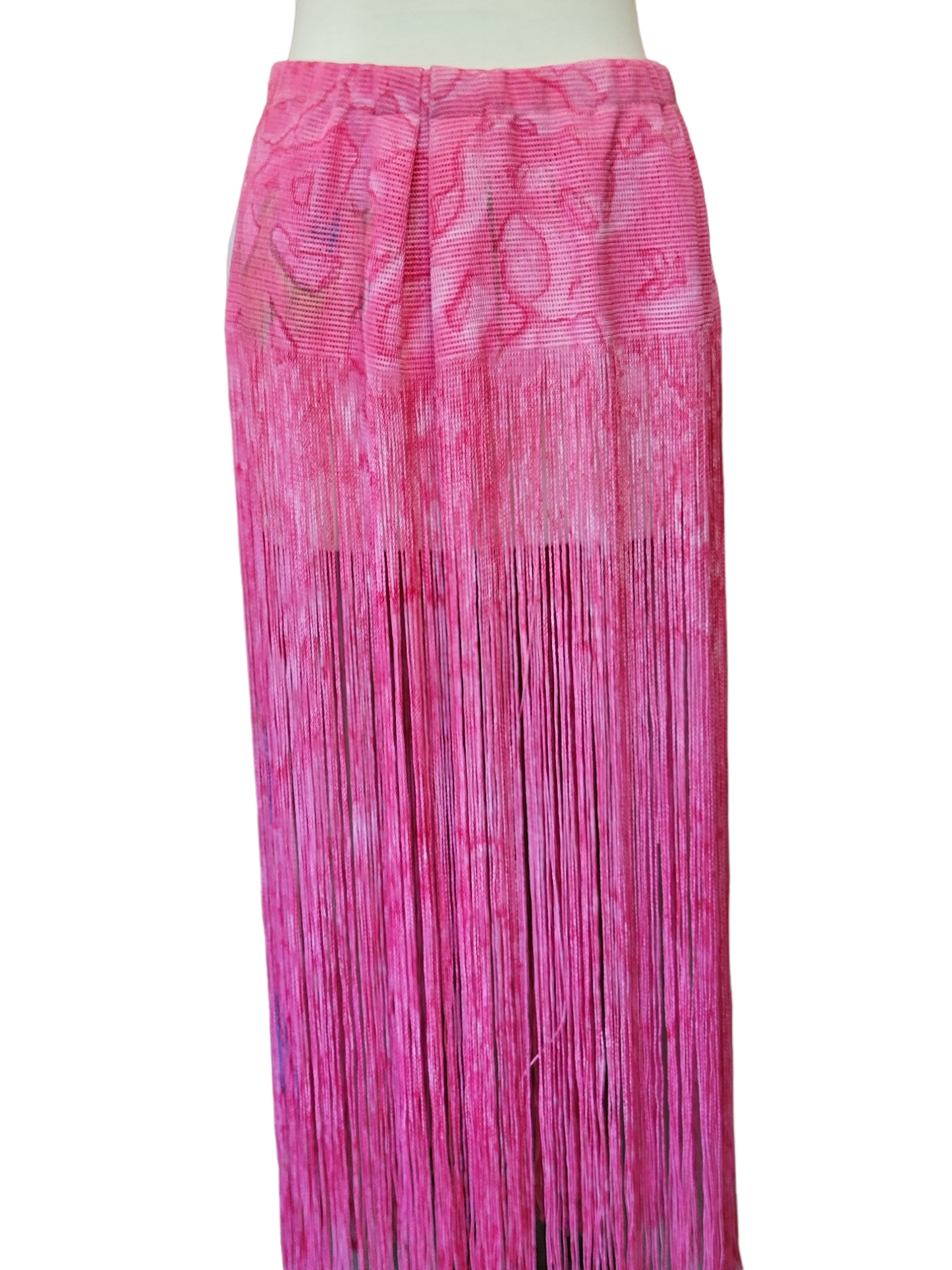 The Altina Versatile Green Fringe Skirt/Cover-Up