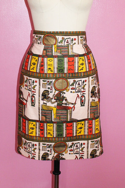 Cleopatra Fitted Short Skirt