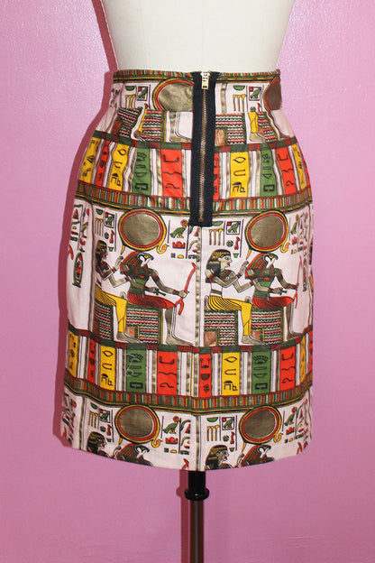 Cleopatra Fitted Short Skirt