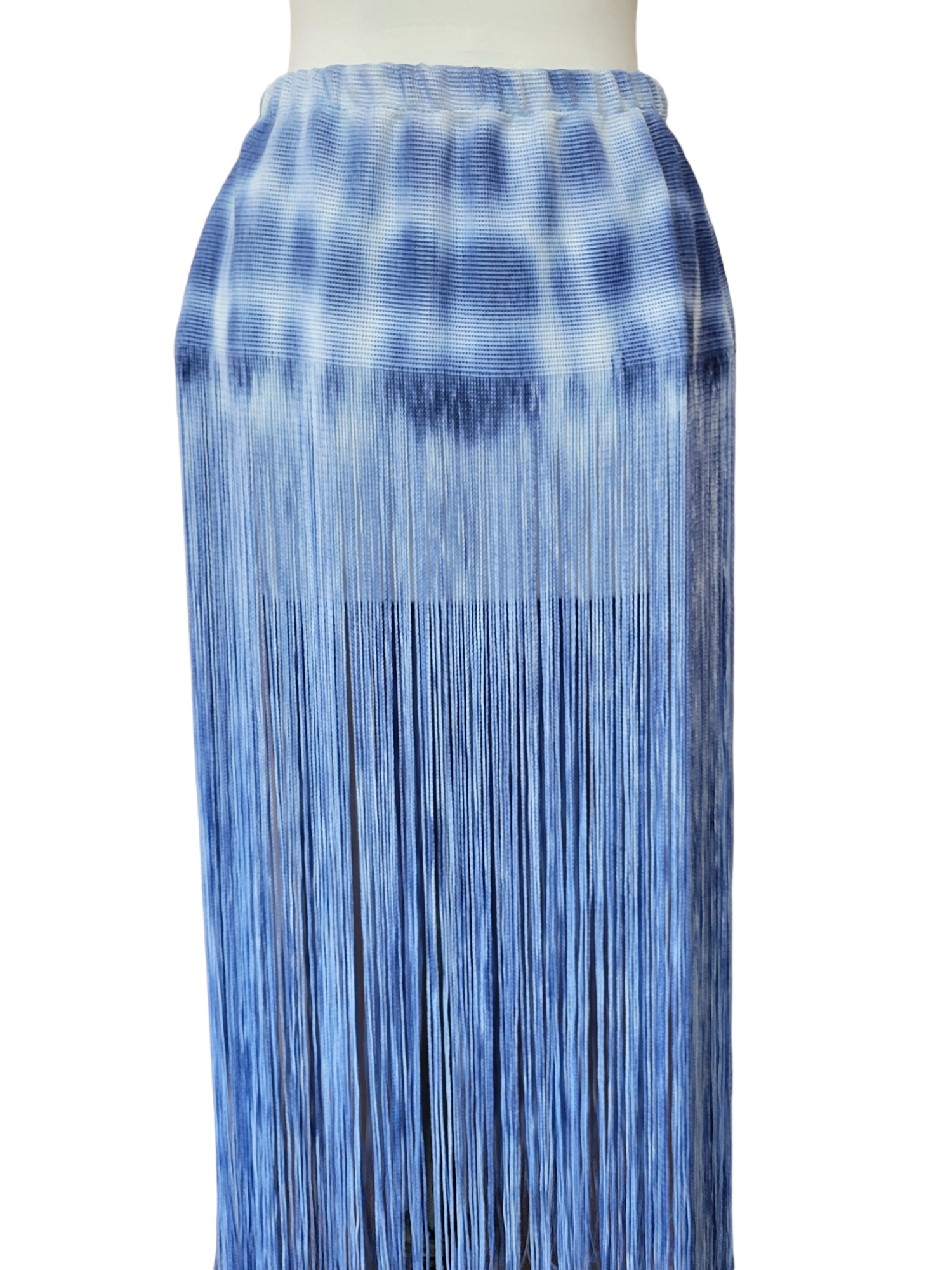 The Altina Versatile Green Fringe Skirt/Cover-Up