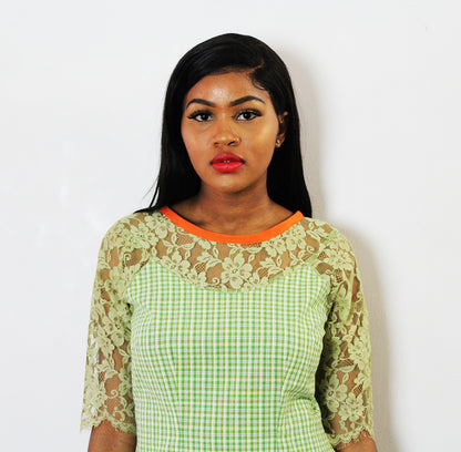 lordana mixed color maxi dress