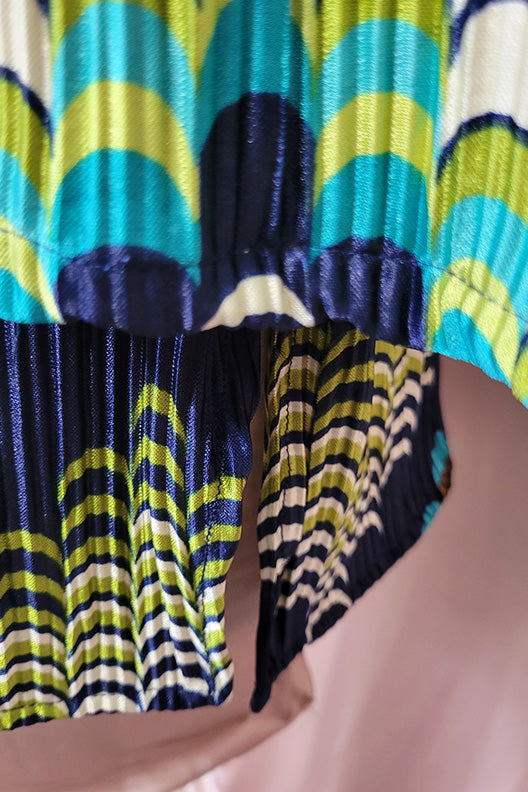 The Dora Multi-Colored  Chevron Print Top